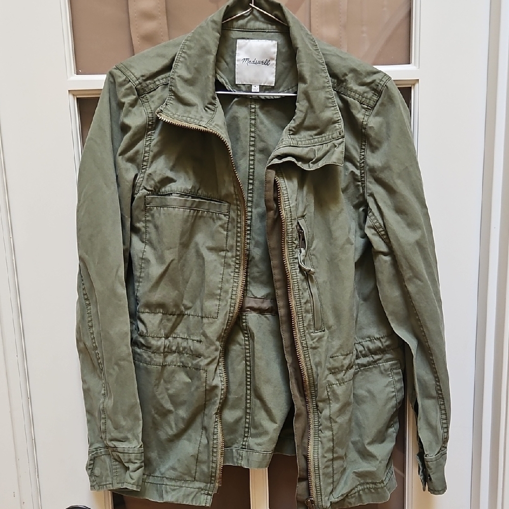 Madewell Green Military Jacket
